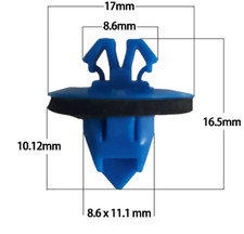FIT FORD Side Moulding Sill Cover Wheel Arch Flare Trim Clips Fastener