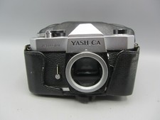 Yashica TL-Electro SLR 35mm Film Camera - Chrome - Tested w/ Case