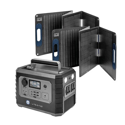 FIAP profisolar PowerBox 1.200 - Tragbare Powerstation inkl. 2x 100 W Panel