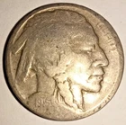 1915 D BUFFALO NICKEL - SEMI-KEY LOW MINTAGE - RESTORED 1915-D