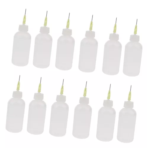 30ml-100ml Needle Tip Glue Bottles Squeeze Liquid Plastic Dispensing Container - Picture 1 of 6