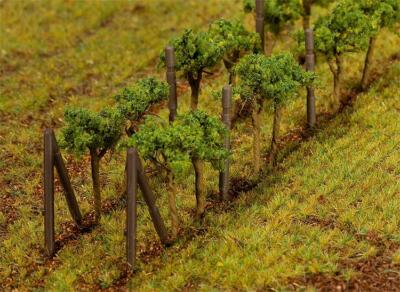 Faller 181254 Vine Plants 24 Pieces (Height 35 mm - Vineyard Already Built)