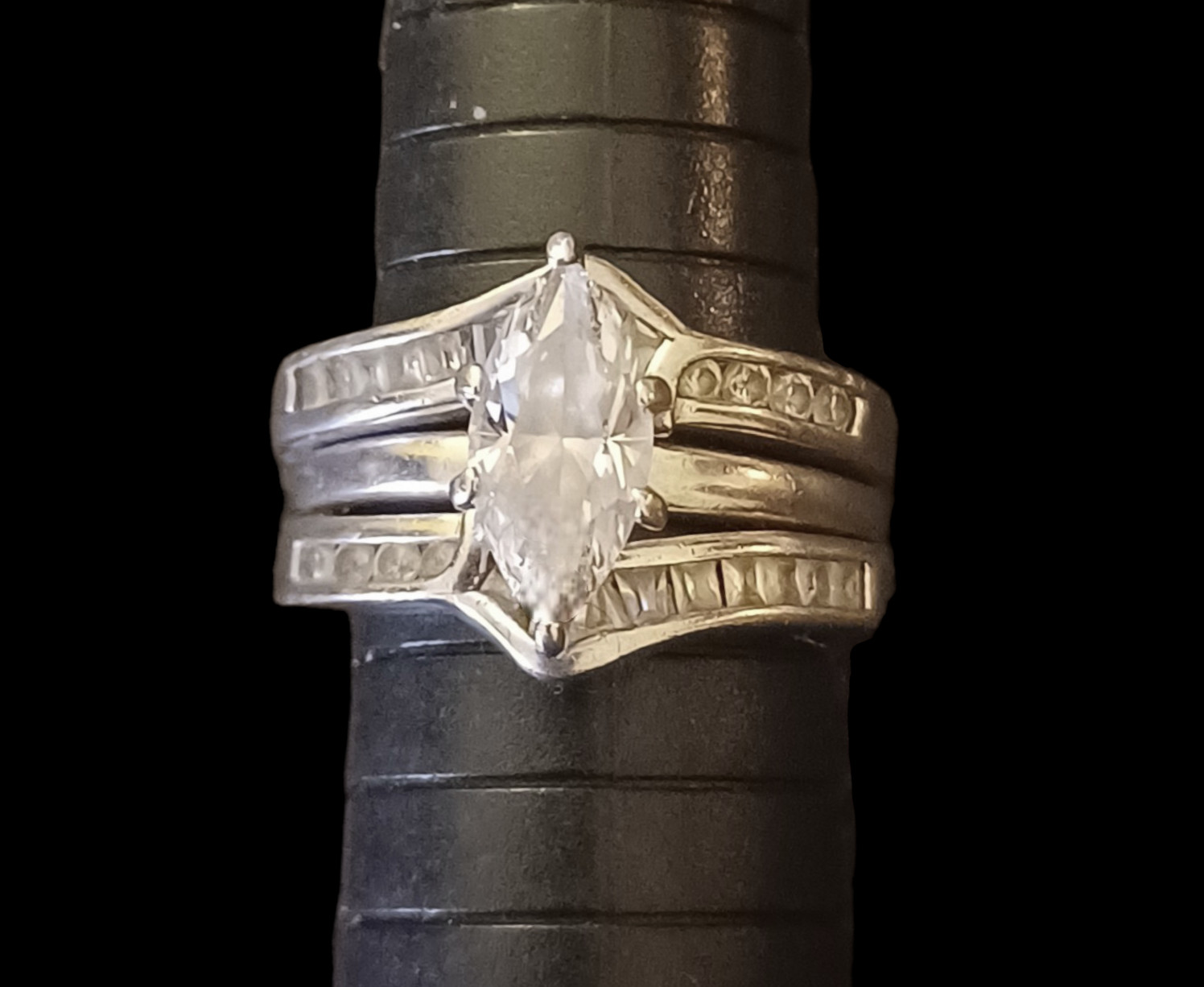 Seta 925 Sterling Silver Solitaire Engagement Sta… - image 1