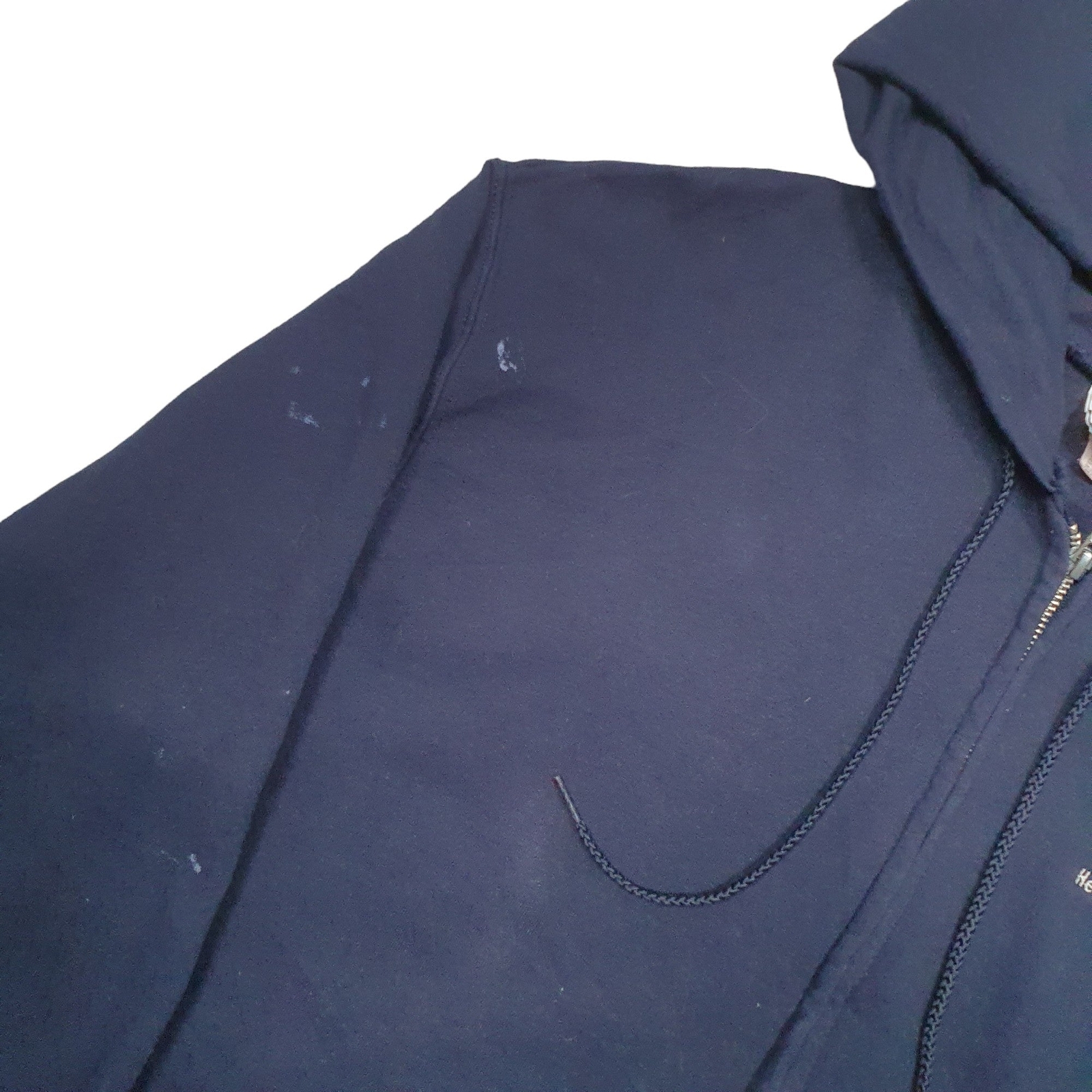CHAMPION Full Zip Polar Cotton Jumper Sweatshirt Mens M image 4