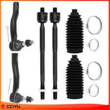 6x For 2004-2008 2009 Toyota Prius Front Inner and Outer Tie Rod Ends Suspension