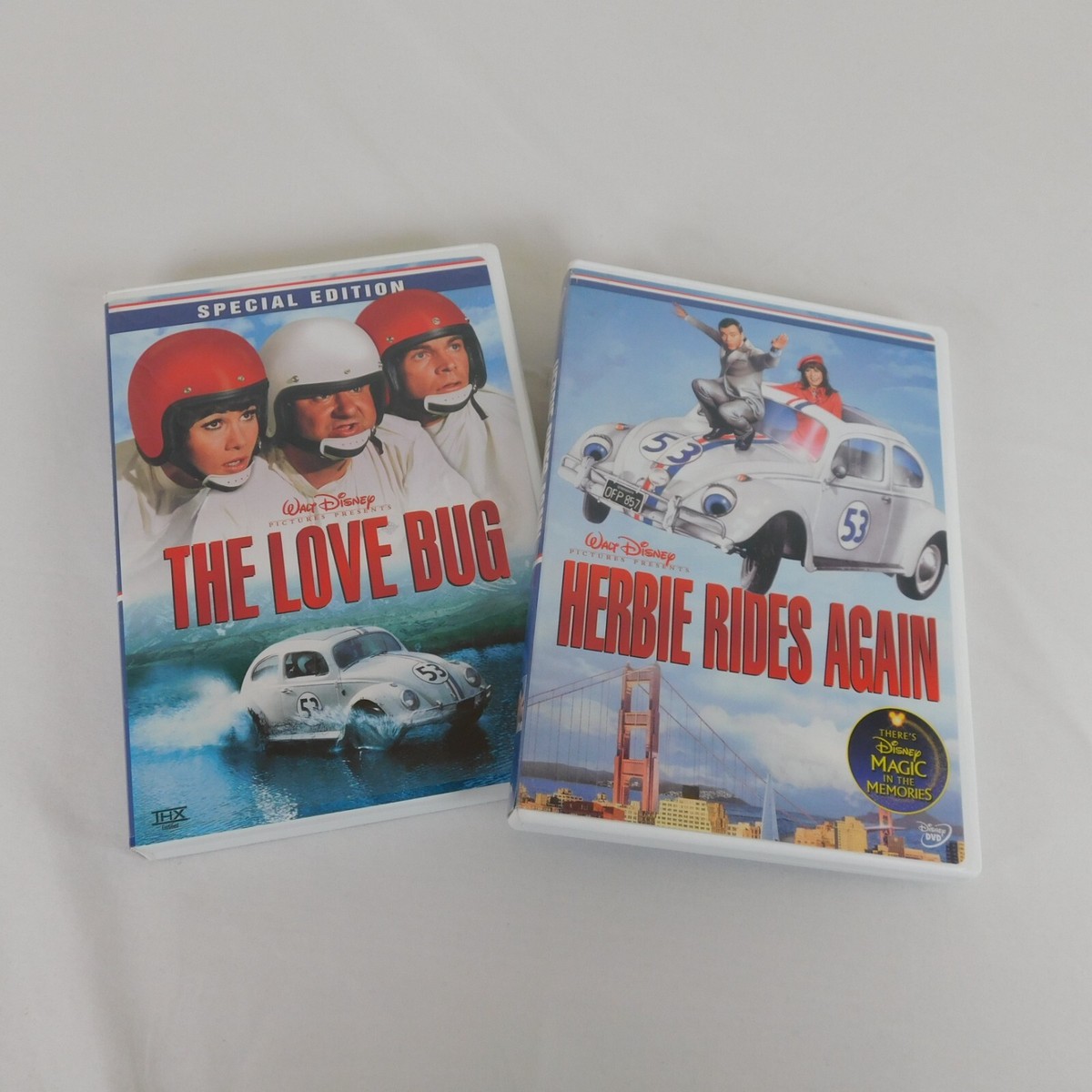 Lot of 2 Disney DVD Love Bug 1969 Herbie Rides Again 1974 Helen