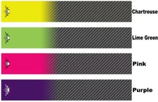 White Water Archery Crossed Icon Skull Carbon Fiber Fade 1 Arrow Wraps 15 Pc