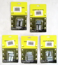 Boltmaster  Coupling Nut 1/4" - 20 Zinc Plated - Lot of 20