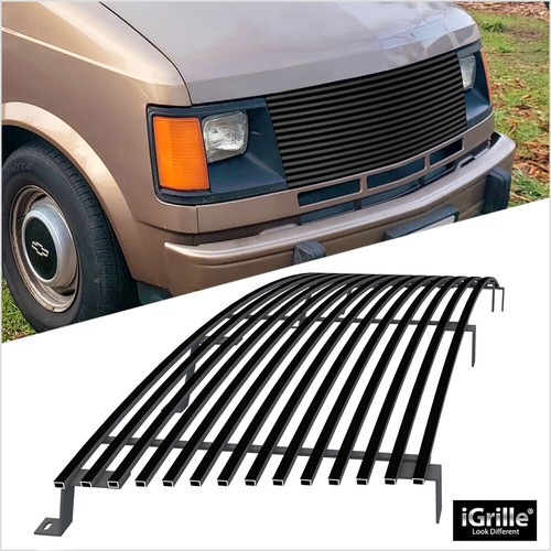 Fits 85-94 Chevy Astro Van/ GMC Safari Van Black Billet Grille Grill Insert  | eBay