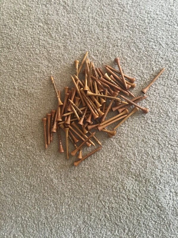 LOT of 100 TROON LOGO Tees -  SCOTTSDALE AZ - 2 3/4" Golf Tees