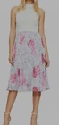 TED BAKER CORNALA FLORAL PLEATED  DRESS, Size 1, UK 8