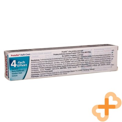 PROTEFIX HAFT-CREME NEUTRAL Fixation Cream for Dentures 47 g | eBay