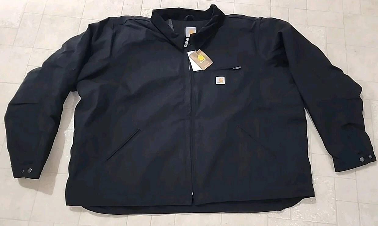 Carhartt 103828 RELAX FIT DUCK BLANKET-LINED DETROIT JACKET NWT 4XL Embroidered