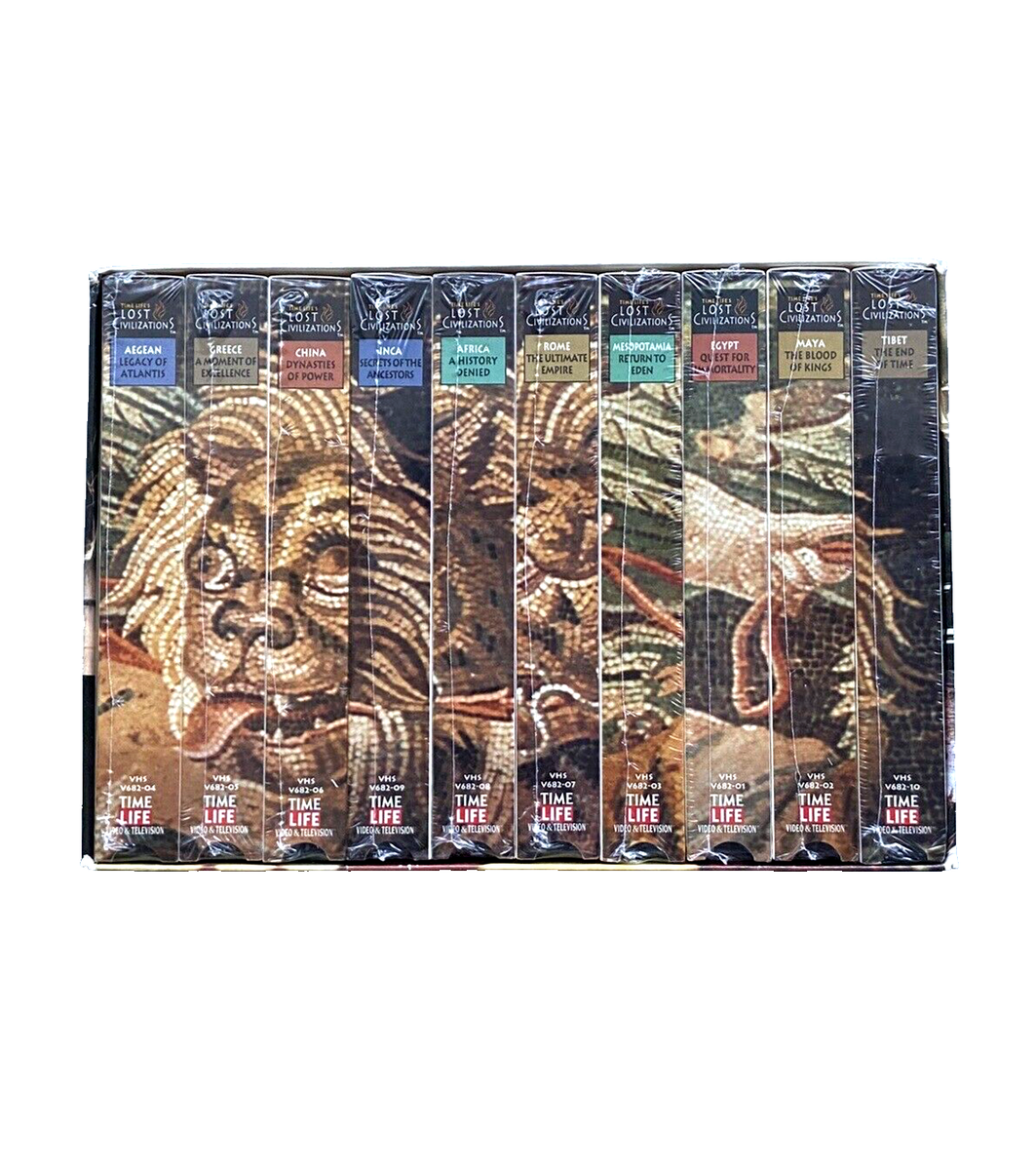 1995 | Time Life's : Lost Civilizations 'Sealed' VHS Box Set | 10