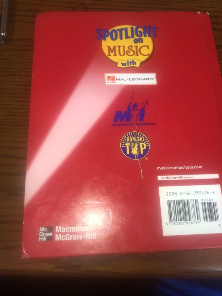 3rd Grade - SPOTLIGHT ON MUSIC - STUDENT TEXTBOOK (2005, Macmillian/McGraw-Hill) - Image 2 of 3