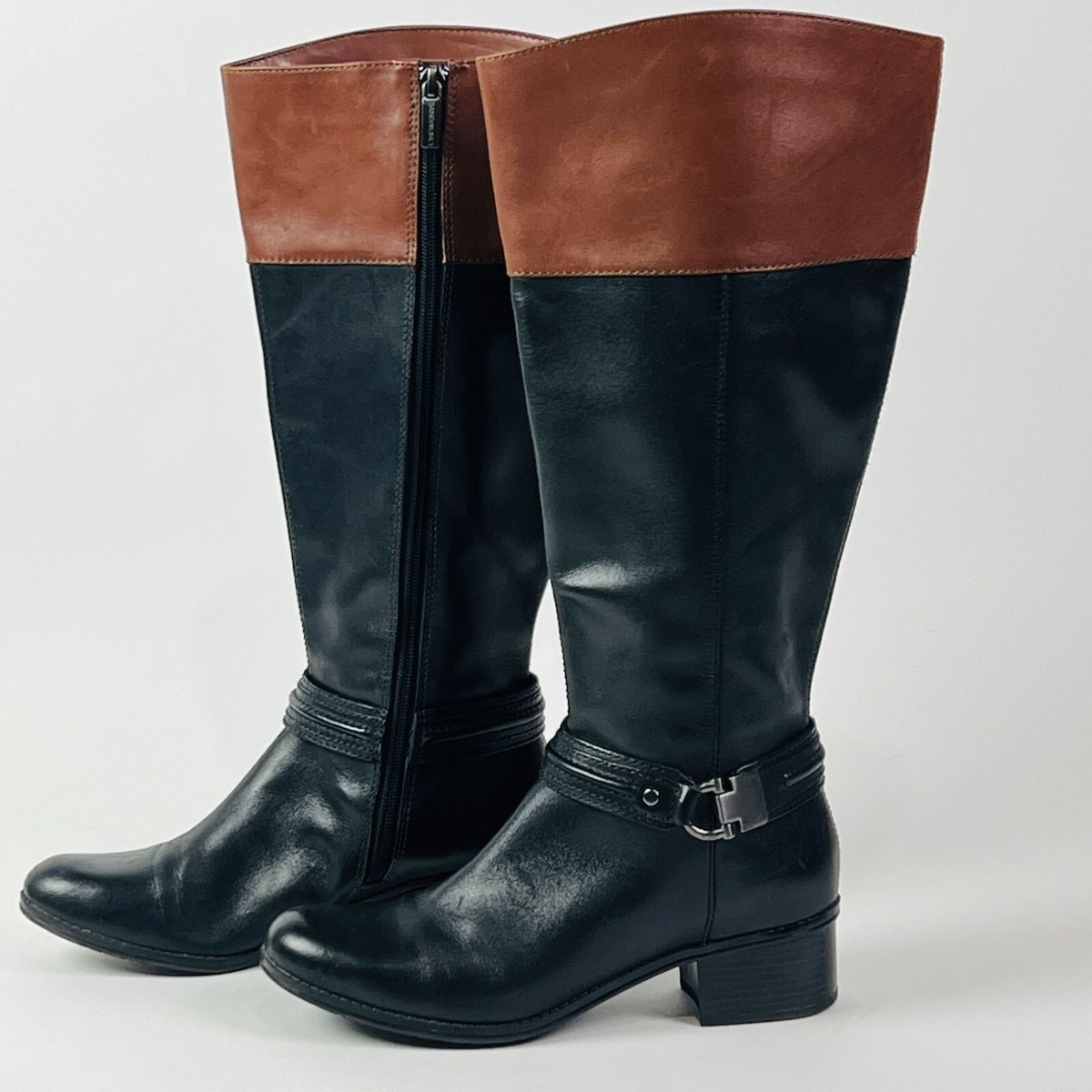 Bandolino Leather Knee-High Womens 7.5