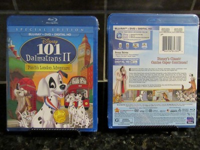 101 Dalmatians IIPatchs London Adventure(Blu-ray/DVD & Dig HD  2-Disc Set, NEW