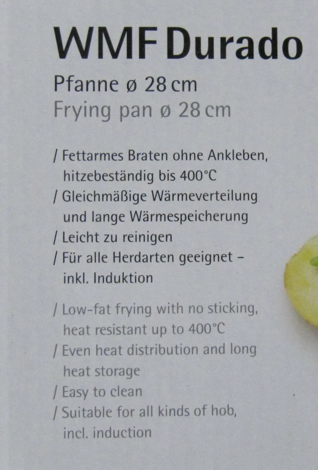 Nuovo & Conf. Orig. : WMF Padella Bastone Durado Ø 28 CM! Induzione Fino 400°C - Immagine 2 di 4