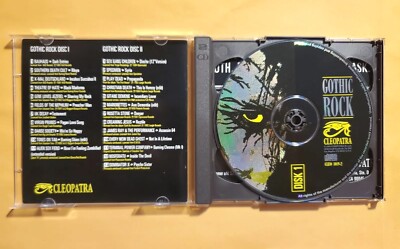 Gothic Rock (2-Disc CD Set, 1993) Cleopatra, Rare Vintage Goth