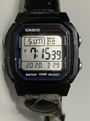 Casio W 800h 3240 Illuminator Watch Alarm Chronograph Stainless Steel Back Ebay