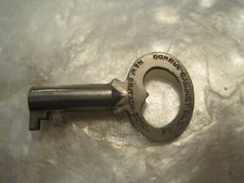 antique steamer trunk baggage luggage key corbin # t6 padlock lock hardware  c