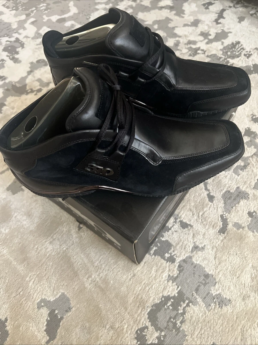310motoring ブラック レザーシューズ 28cm 310 Motoring Casual Shoes for Men with Upper Leather Black for