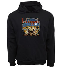 LED ZEPPELIN SEARCH LIGHT PULLOVER HOODIE BLACK