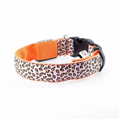 LED Glow Collar Dog Puppy Pet Flashing Light Safety Glow In The Dark FAST POST - Picture 31 of 81