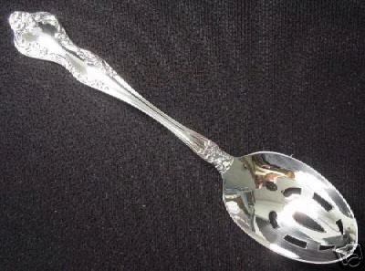 WISTERIA by REED & BARTON STERLING PIERCED TABLESPOON
