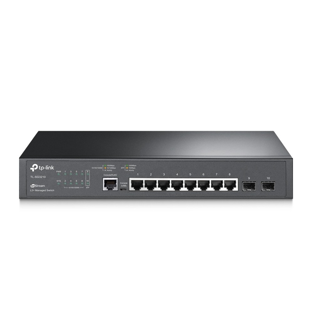 Tp-link jetstream tl-sg3210 switch di rete gestito l2/l3 gigabit ethernet (10/100/1000) 1u nero - Immagine 4