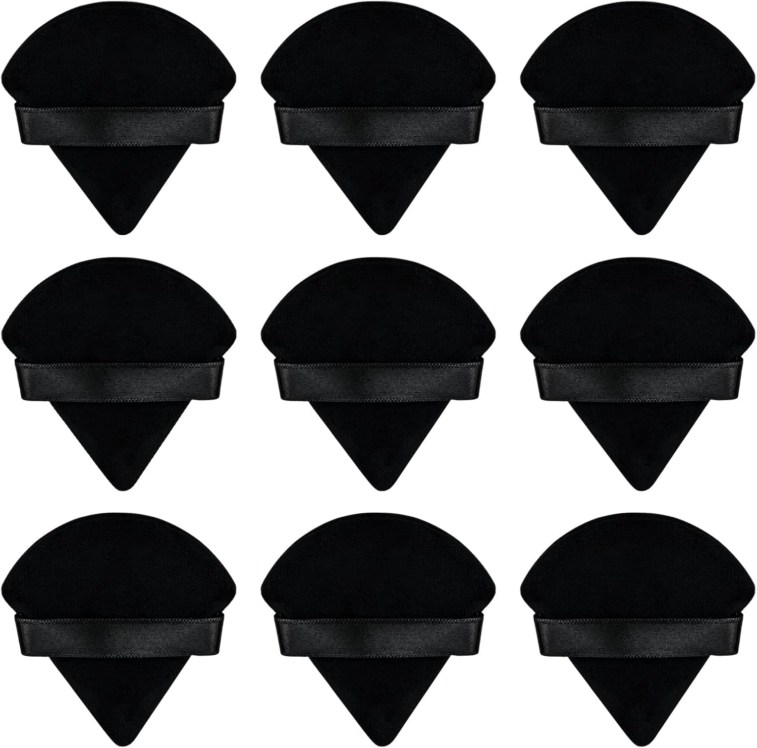 9Pcs Triangle Powder Puffs, Face Makeup Puff for Body Loose Powder Beauty Makeup