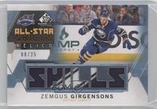 2015-16 SP Game-Used Platinum Blue 8/25 Zemgus Girgensons #AS-ZG Patch a8r