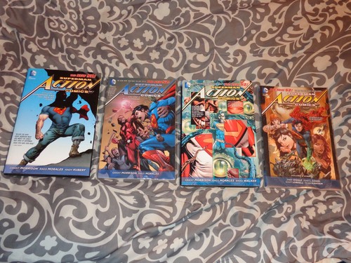 Action Comics Superman New 52 TPB Lot - 4 Vol Set - DC Comics By Grant ...