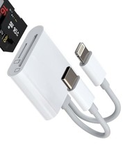 Apple USB C to Lightning Micro SD Card Reader Adapter 4-in-1 Apple MFI Certified