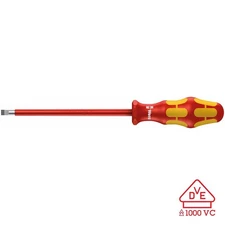 Wera 05006125001 Kraftform Plus VDE 160i Slotted Insulated Screwdriver, Laser...