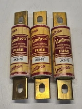 Cooper Bussmann JKS-70 Fast Acting Current Limiting Class J Fuse Lot Of 3 NEWi12