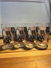 4 Vtg 1983 Star Wars Return Of The Jedi Burger King Coca Cola  Glasses Lot