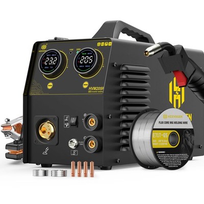 New HZXVOGEN 5in1 Alu MIG Welder 250A 110/220V TIG ARC Stick Welding Machine