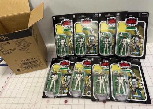 Case of 8 Clone Captain Howzer VC210 Bad Batch Star Wars Vintage Figures