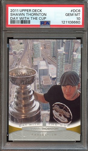 Shawn Thornton #DC6 2011 Upper Deck Day With the Cup card
