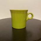 Fiesta HLC USA Fiestaware Shamrock ☘️ Green Mug Coffee Cup 3.5” EUC
