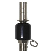 SANI-LAV N27S Hose Adapter,SS,3/4" x 1/2" 53PZ70