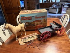 Johnny West Vintage Buckboard with Thunderbolt Original Box Incomplete