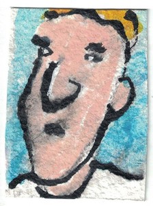ACEO "Him" 2.5" by 3.5" Original Art
