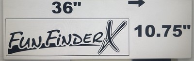 FUN FINDER X RV 1 DECAL CAMPER COLOR CHOICES message me for other options