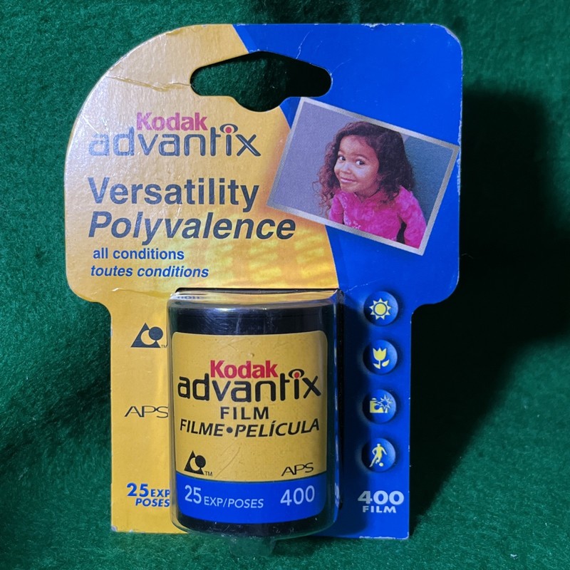 Kodak Advantix APS Black & White Print Film 400 ISO 25 Exp CAT 155 4211