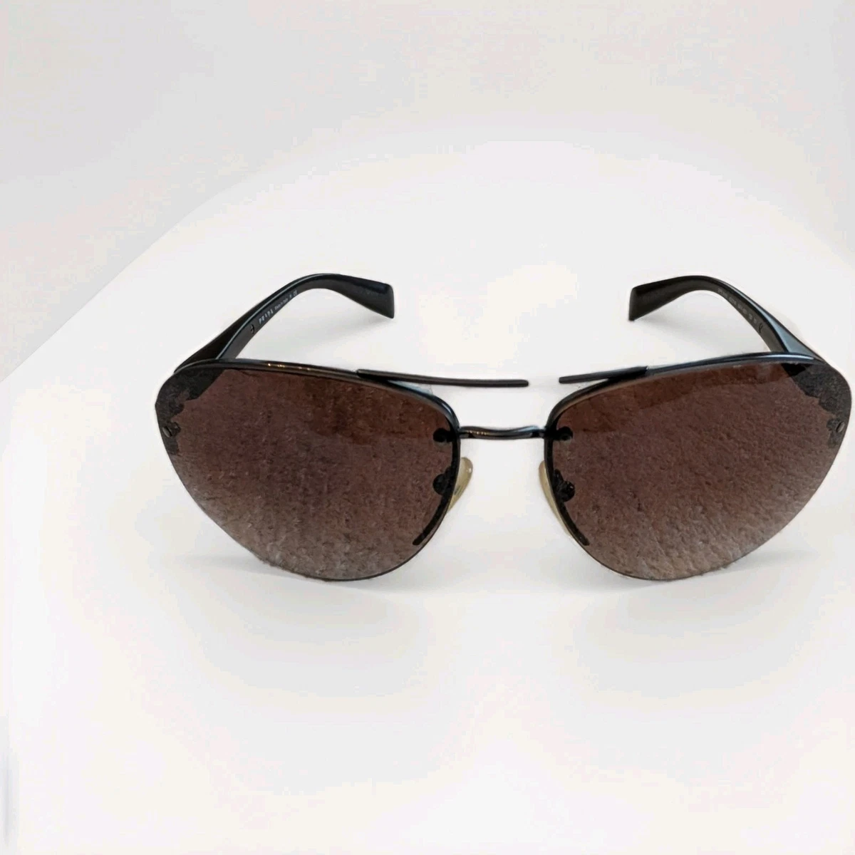 PRADA Brown Shield Sunglasses for Women for sale | eBay display picture 1