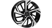 1X Autec TYP RX - Rixon Schwarz Poliert 7.5Jx19 5X112 ET40