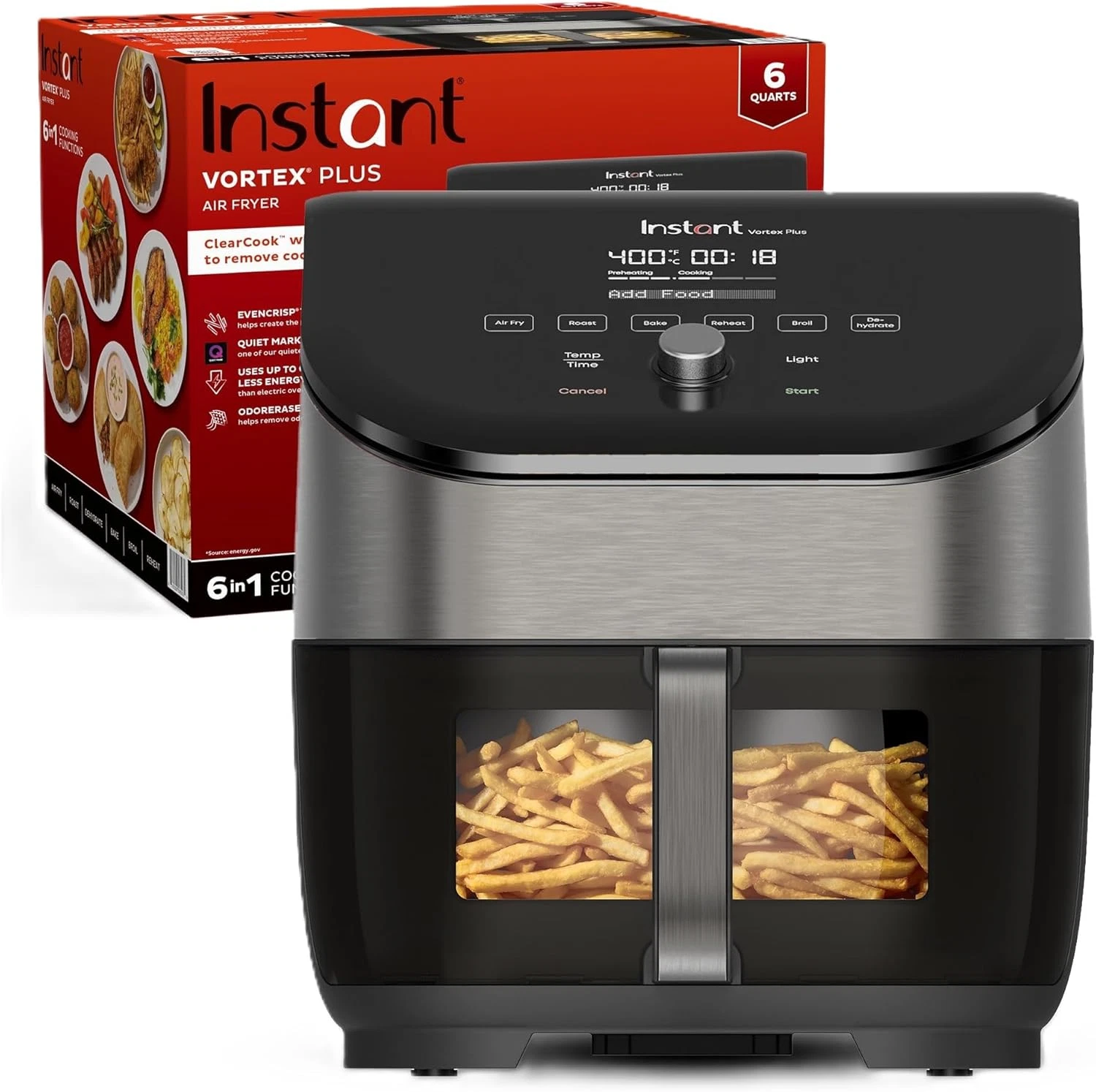 Vortex plus 6QT Air Fryer with Odor Erase Technology,6-In-1 Functions That Crisp
Opens in a new wind