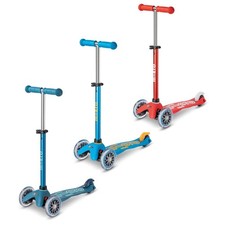 Micro Kinder Scooter Mini Deluxe Tret Roller Höhen Verstellbar Sicher Outdoor